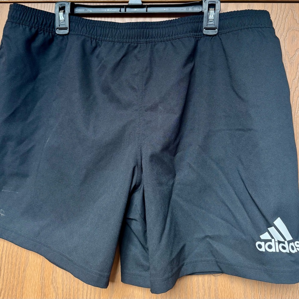 2XL Adidas Men’s Black Rugby/Soccer shorts